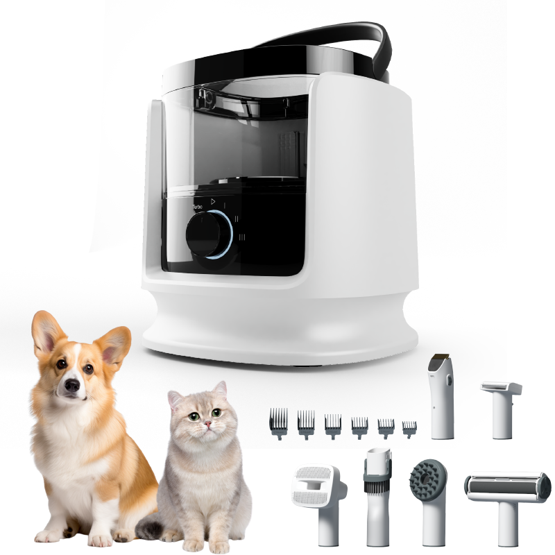 Pet Grooming - เครื่องโกนขนสัตว์เลี้ยงอเนกประสงค์คุณภาพสูง ปี 2026 พร้อมแปรงดูดขนและชุดกรูมมิ่งสำหรับสุนัขและแมว