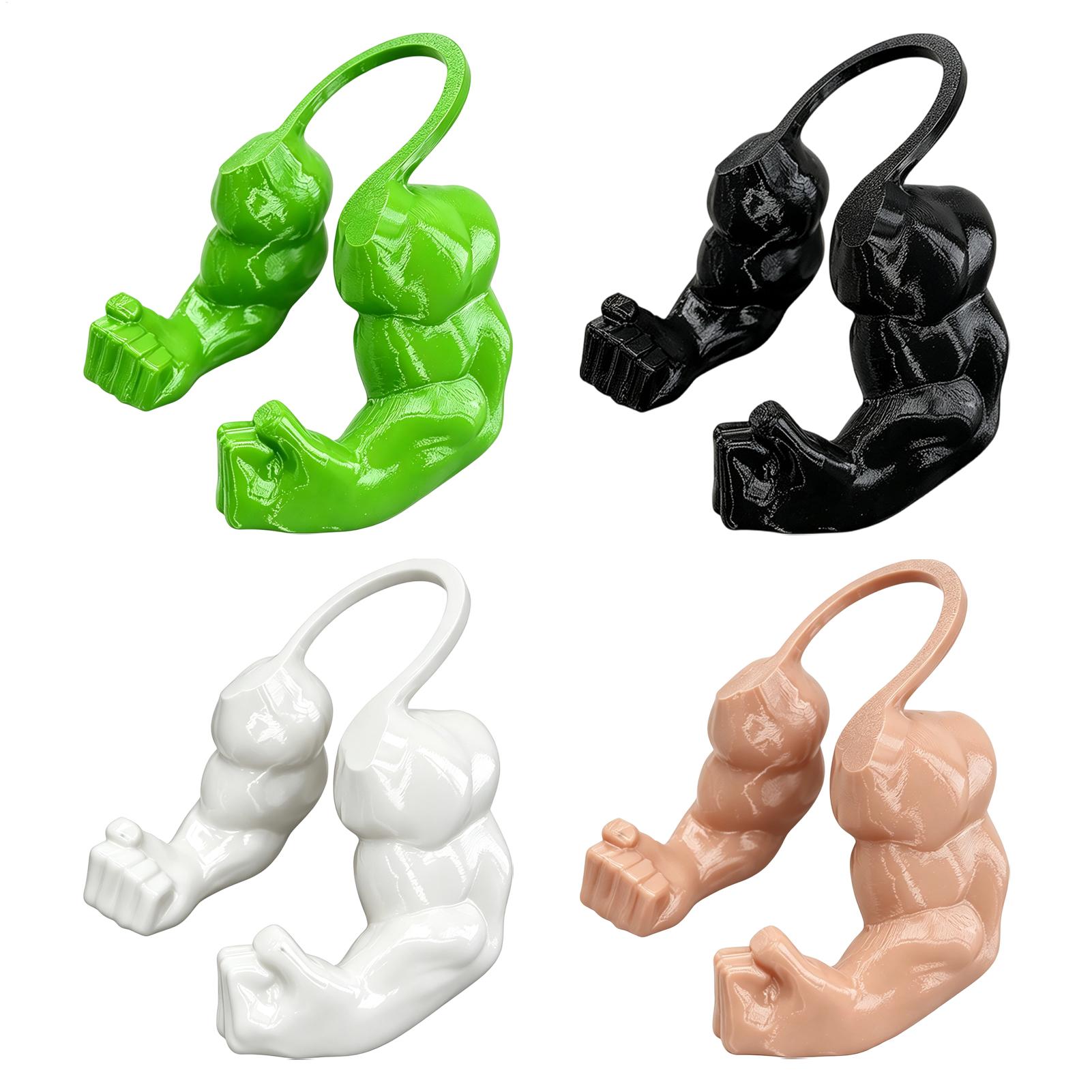 Interactive Squeaky Plush Dog Toy - แขนกล้ามเนื้อแมวตลก พิมพ์ 3 มิติ แขนกล้ามเนื้อแข็งแกร่ง ของเล่นแขวนคอสำหรับสัตว์เลี้ยง