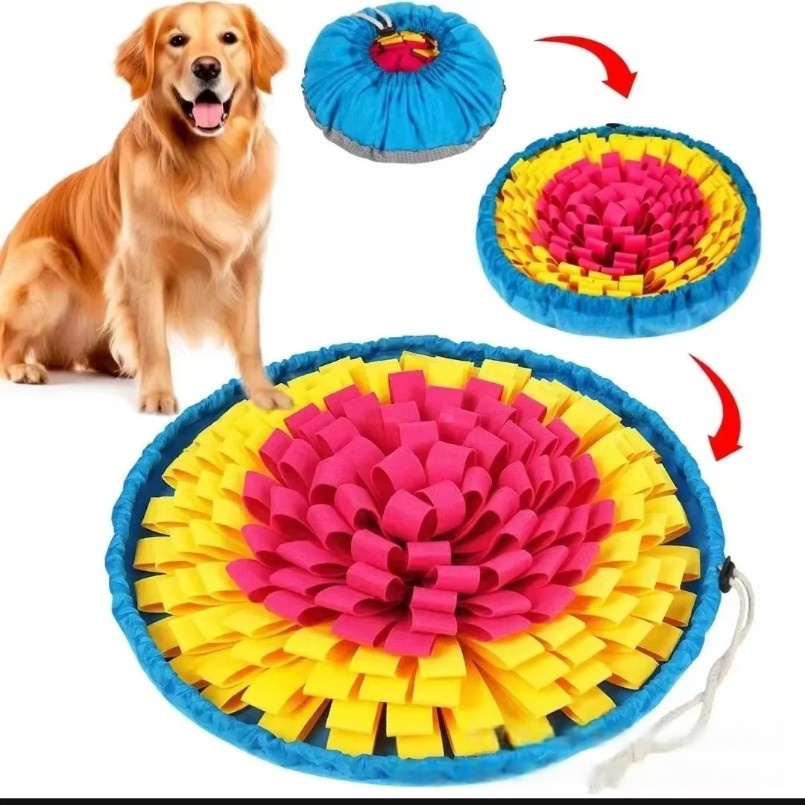 Snuffle Mat For Dogs - ใหม่สัตว์เลี้ยง Sniffing Pad ดอกไม้รูปอาหารช้า Pad Olfactory