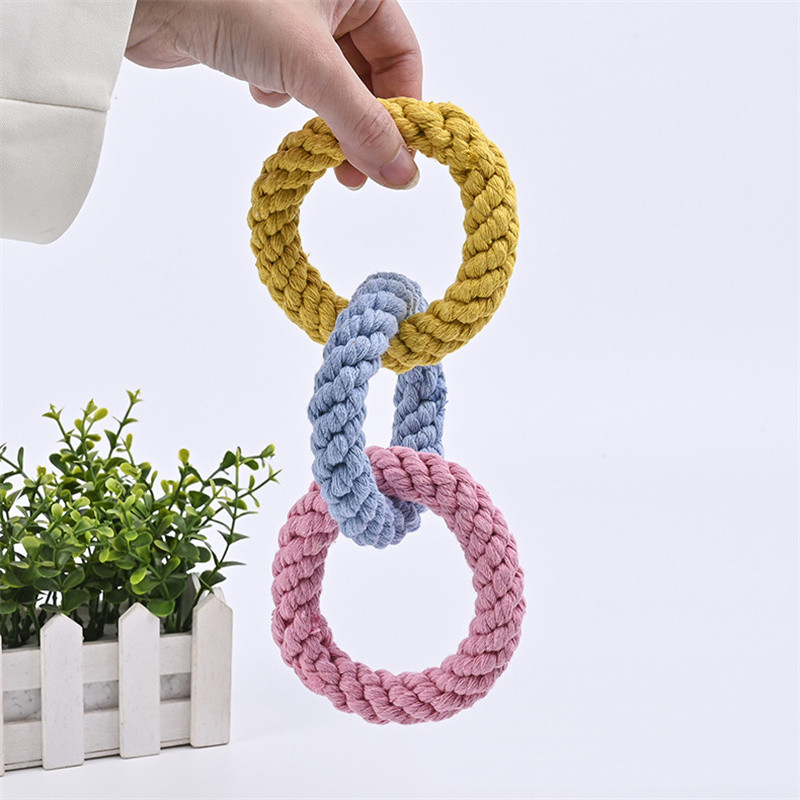 Dog Rope Toy Aggressive Chewers - 1 PC ขนาดใหญ่ Tough Chew ของเล่นสําหรับก้าวร้าว