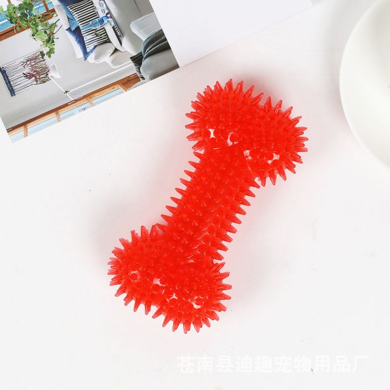 Teeth Cleaning Dog Chew Bone - ของเล่นสัตว์เลี้ยงสำหรับสุนัขขนาดใหญ่ กระดูกยางสำหรับเคี้ยวและทำความสะอาดฟัน