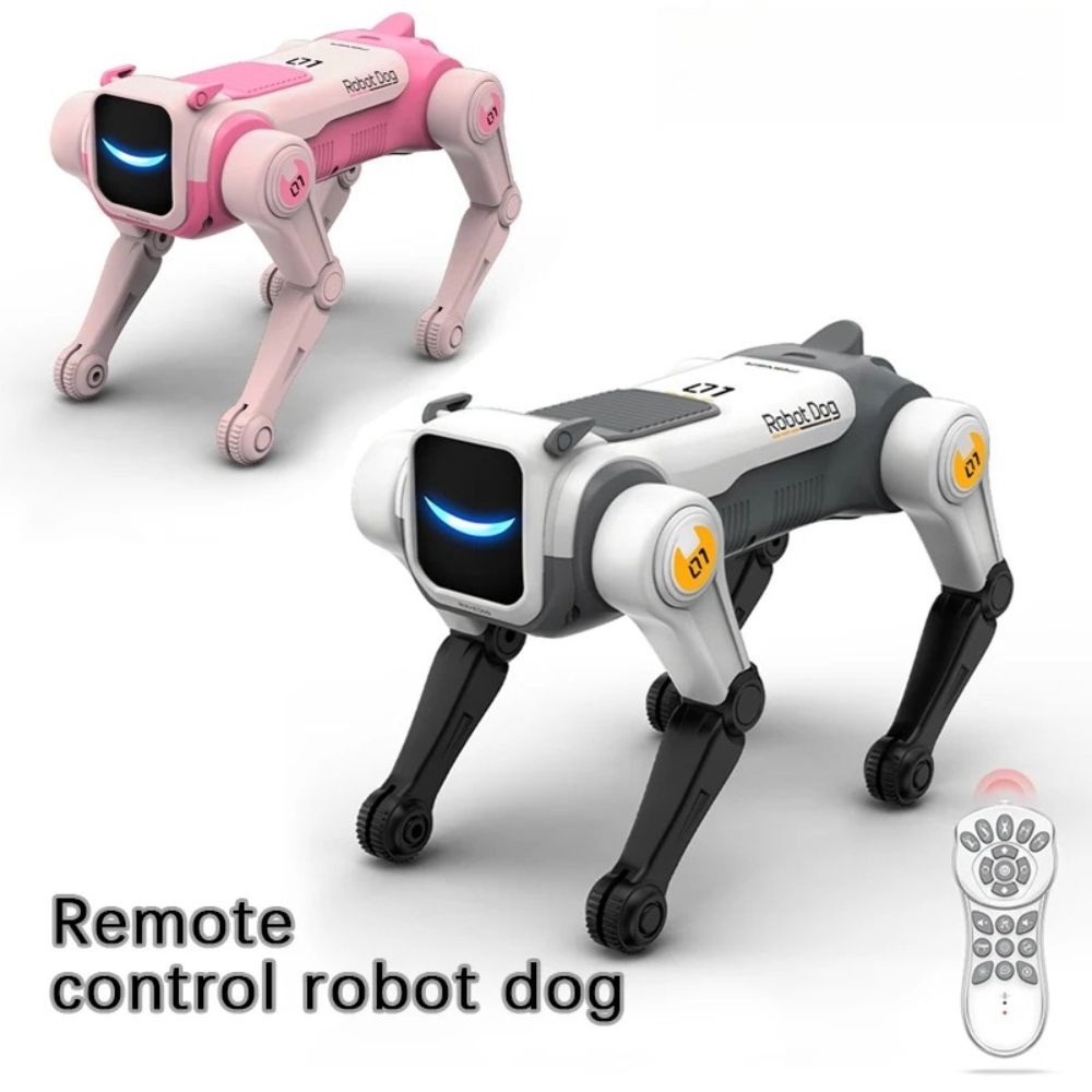 Dog Toys - หุ่นยนต์สุนัขควบคุมระยะไกลอัจฉริยะ รุ่นไบโอนิค ควบคุมด้วยเสียง ของเล่นไฟฟ้า ของขวัญวันเกิด