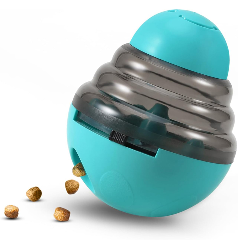 Dog Puzzle Feeder Toy - สุนัข Interactive อาหารของเล่นสุนัขขนาดเล็กแมวสัตว์เลี้ยง IQ การฝึกอบรมปรับปรุงลูกแมวลูกสุนัขช้าสั่นรั่ว Feeder