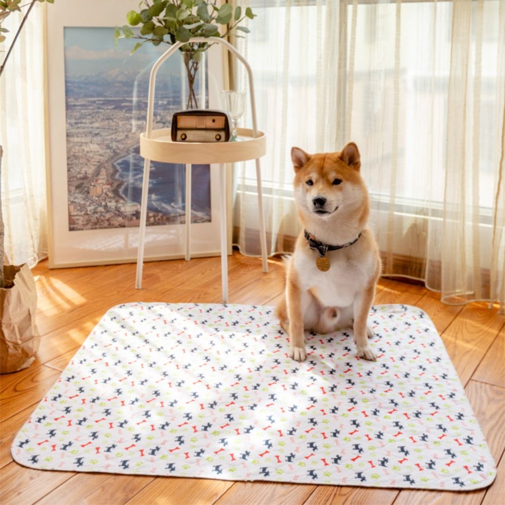 Pet Beds - แผ่นรองนอนสัตว์เลี้ยงแบบซึมซับดีเยี่ยม ทนทาน ใช้ซ้ำได้ ซักได้ แผ่นรองฉี่สำหรับลูกสุนัข พร้อมฟีโรโมน
