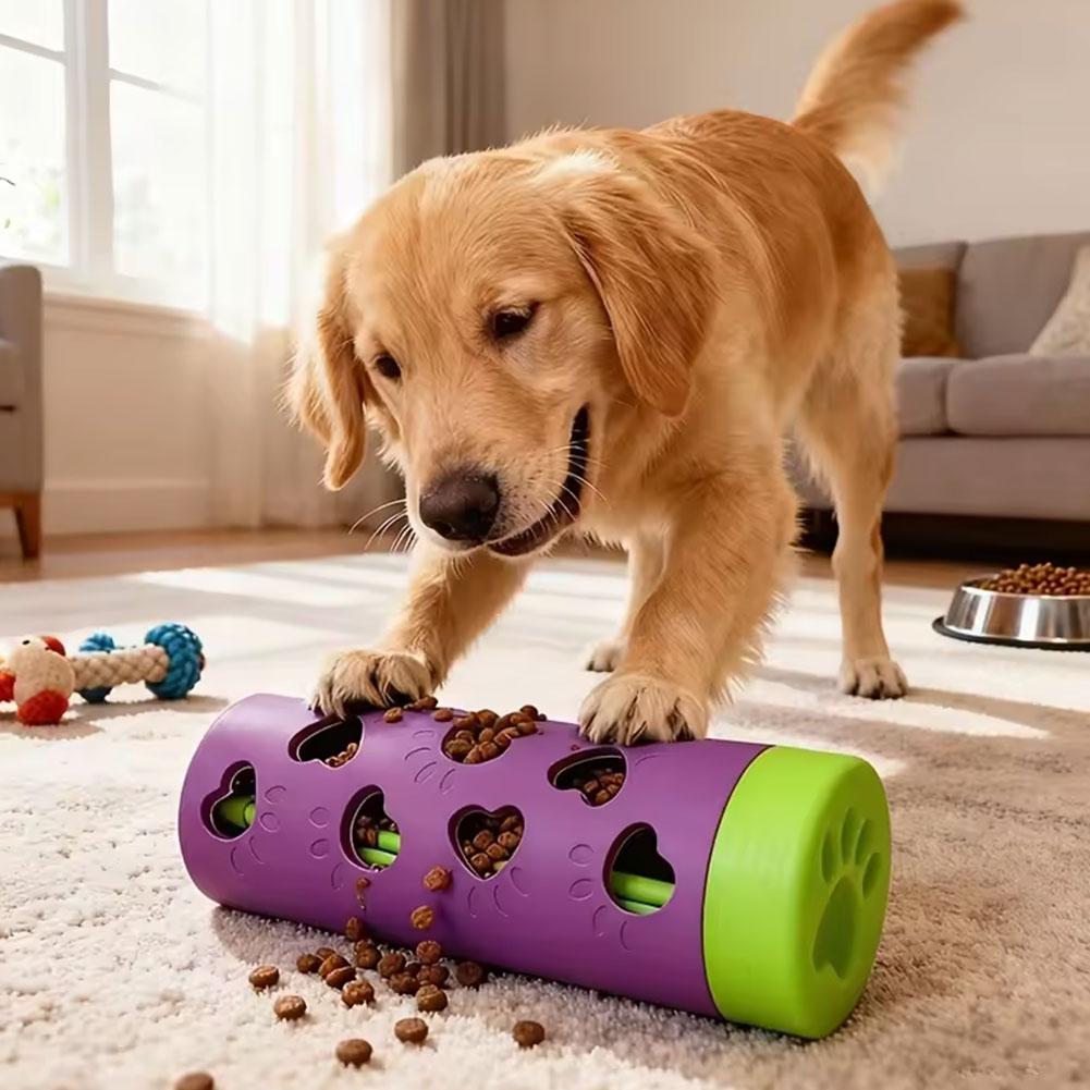 Interactive Squeaky Plush Dog Toy - ของเล่นให้อาหารสัตว์เลี้ยงแบบถอดประกอบได้ ทนทานต่อการกัด สำหรับสุนัขและแมว ใช้ได้ทั้งในบ้านและนอกบ้าน