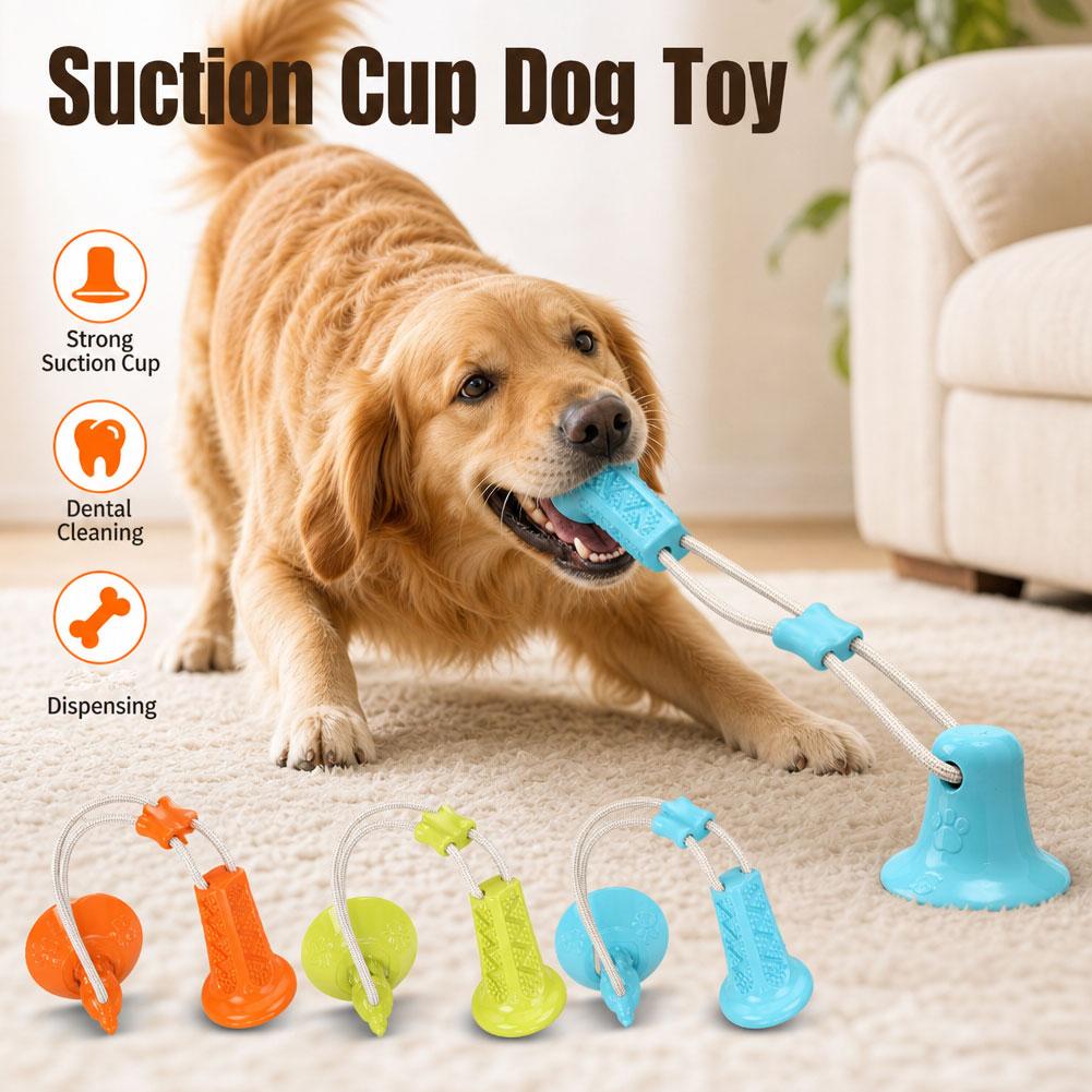 ของเล่นสุนัขแบบถ้วยดูด ของเล่น - Suction Cup Dog Tug Toy บทวิจารณ์และราคา