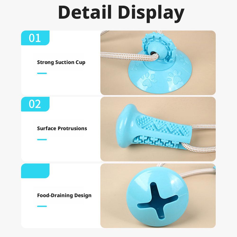 ของเล่นสุนัขแบบถ้วยดูด ของเล่น - Suction Cup Dog Tug Toy บทวิจารณ์และราคา