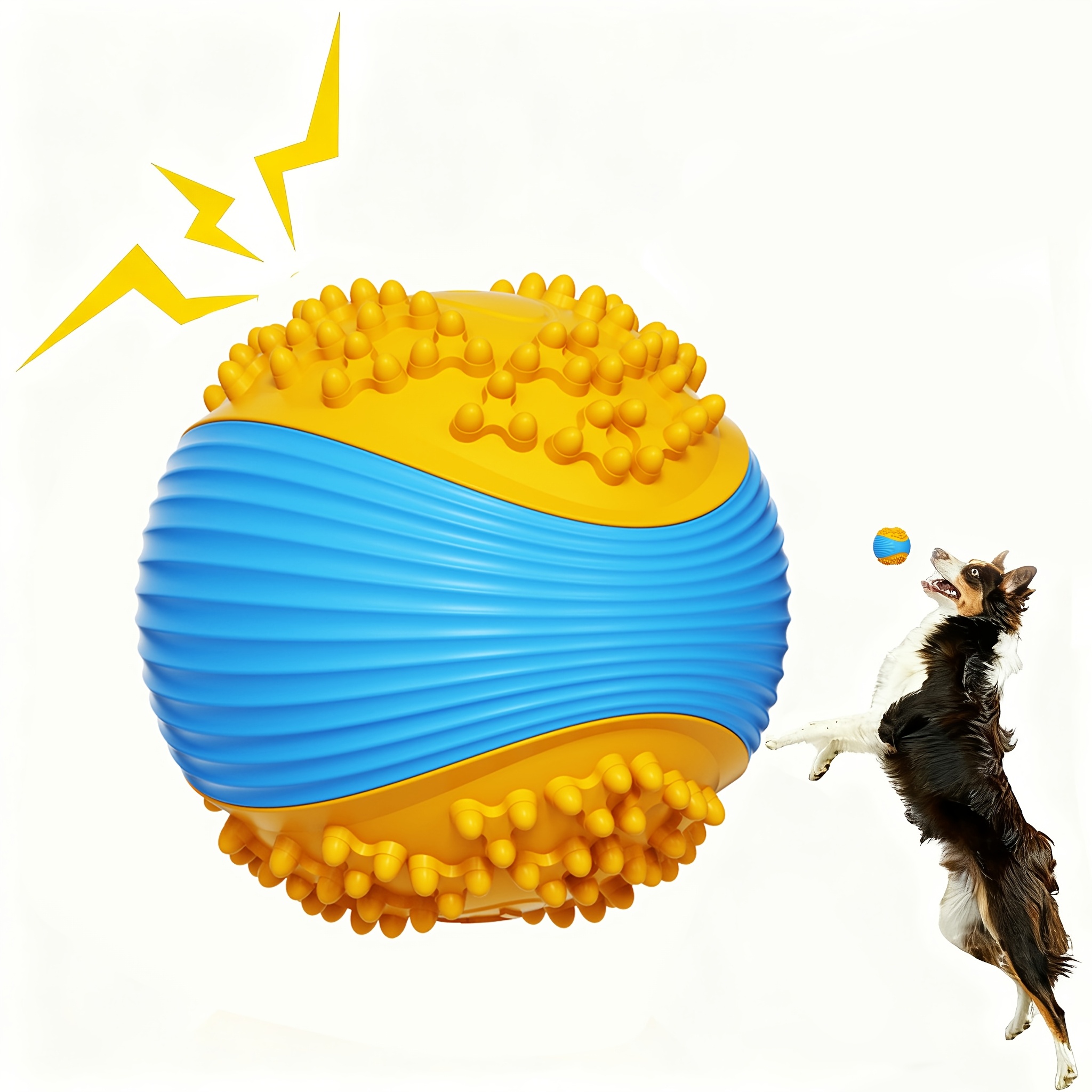 ของเล่นลูกบอลสqueaky สำหรับสุน - Indestructible Dog Chew Toy บทวิจารณ์และราคา