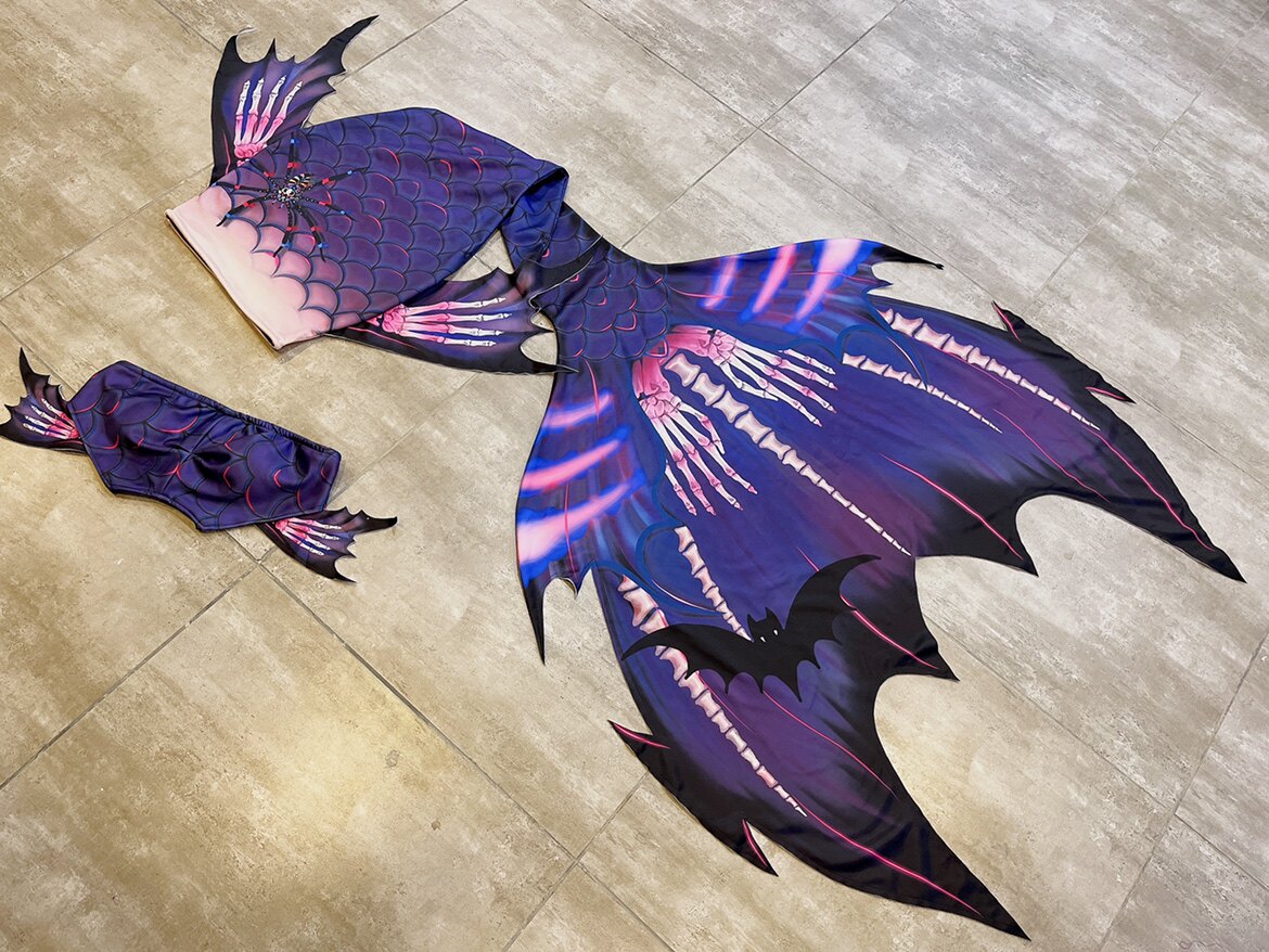 ชุดว่ายน้ำหางนางเงือกชายหญิงแบ - Aquarium บทวิจารณ์และราคา