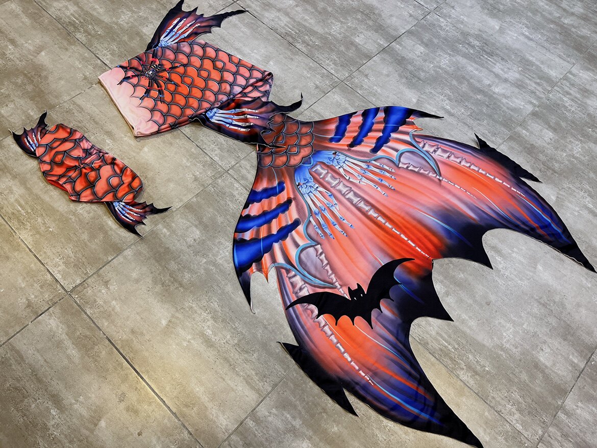 ชุดว่ายน้ำหางนางเงือกชายหญิงแบ - Aquarium บทวิจารณ์และราคา