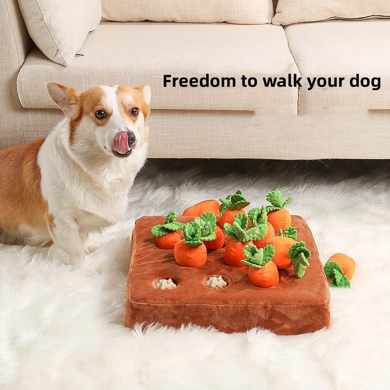 สุนัขแครอท Plush ของเล่น Inter - Snuffle Mat For Dogs บทวิจารณ์และราคา