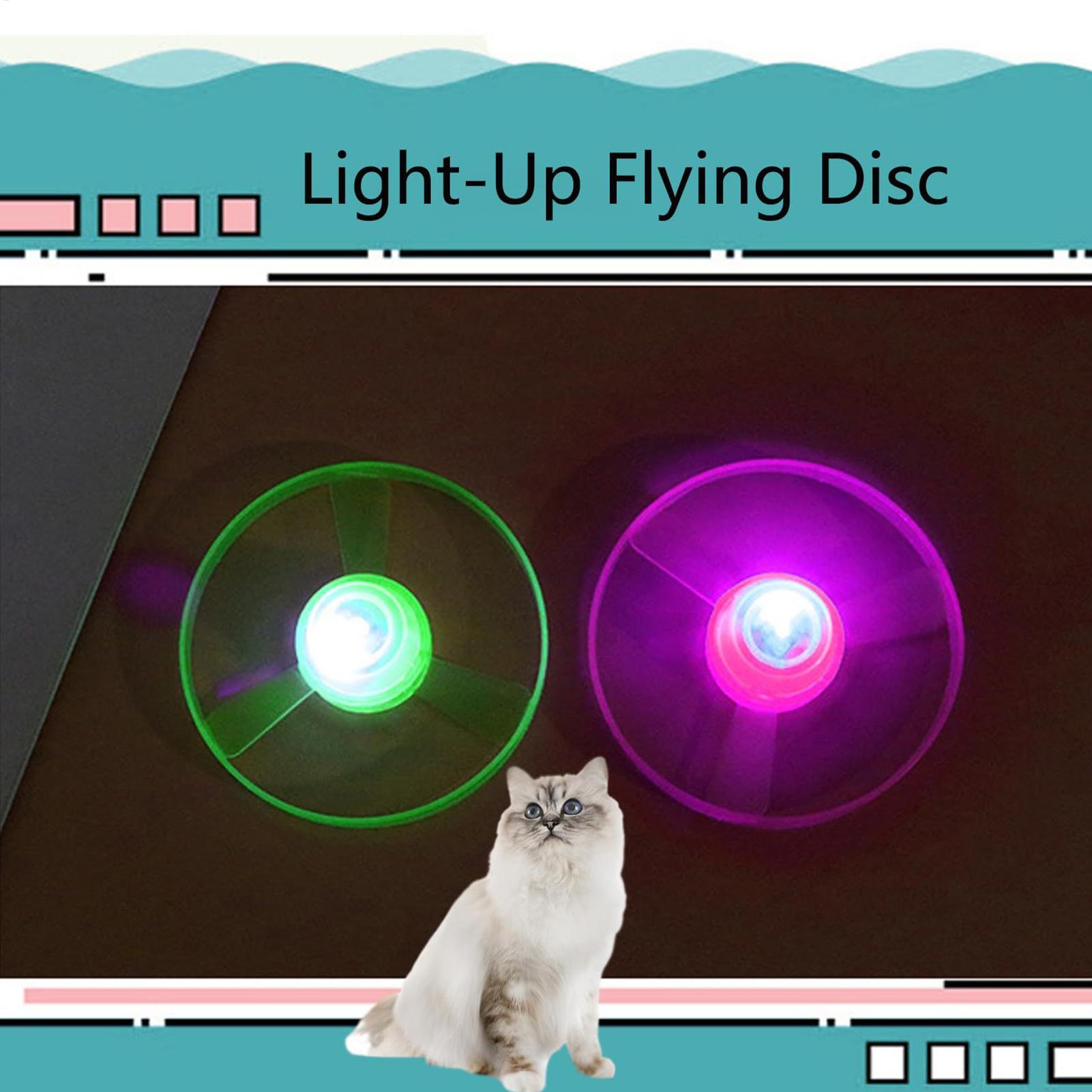 แมว Interactive Flying Saucer  - Flying Disc Dog Training Toy บทวิจารณ์และราคา