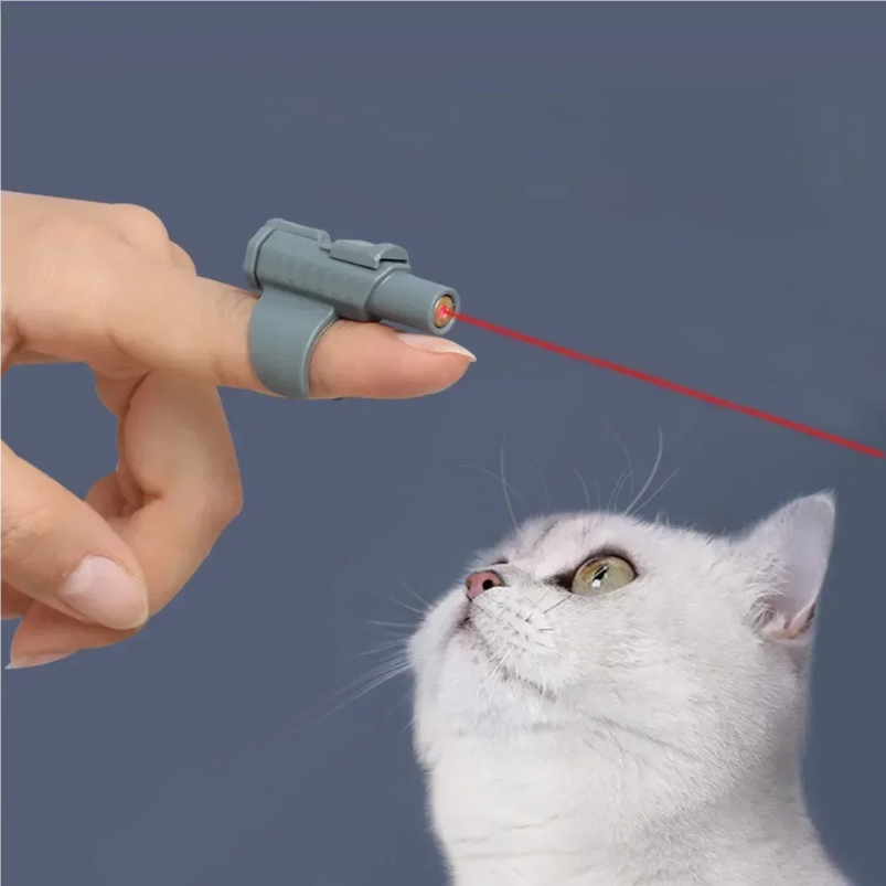 ของเล่นแมวเลเซอร์ขนาดพกพา - ดี - Laser Pointer Cat Toy Automatic บทวิจารณ์และราคา
