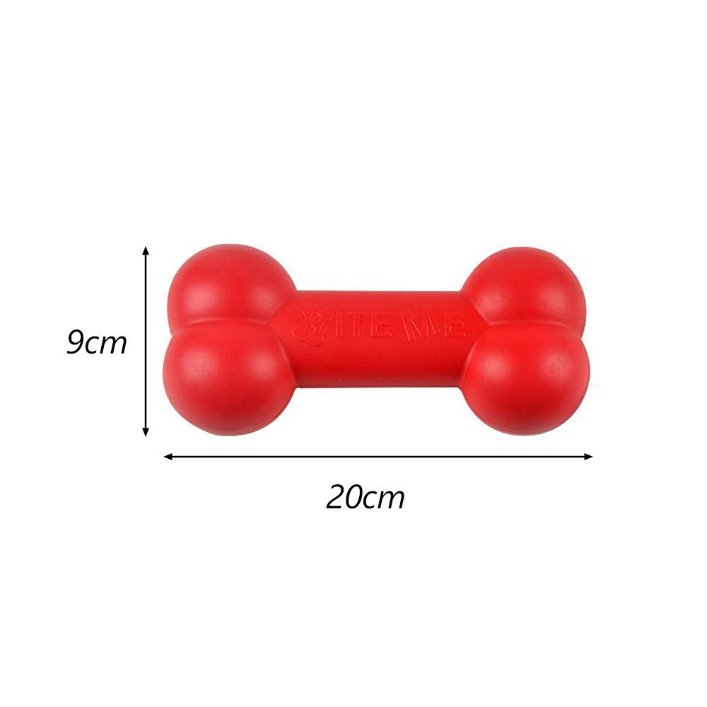 ของเล่นเคี้ยวรูปกระดูก TPR สีแ - Teeth Cleaning Dog Chew Bone บทวิจารณ์และราคา