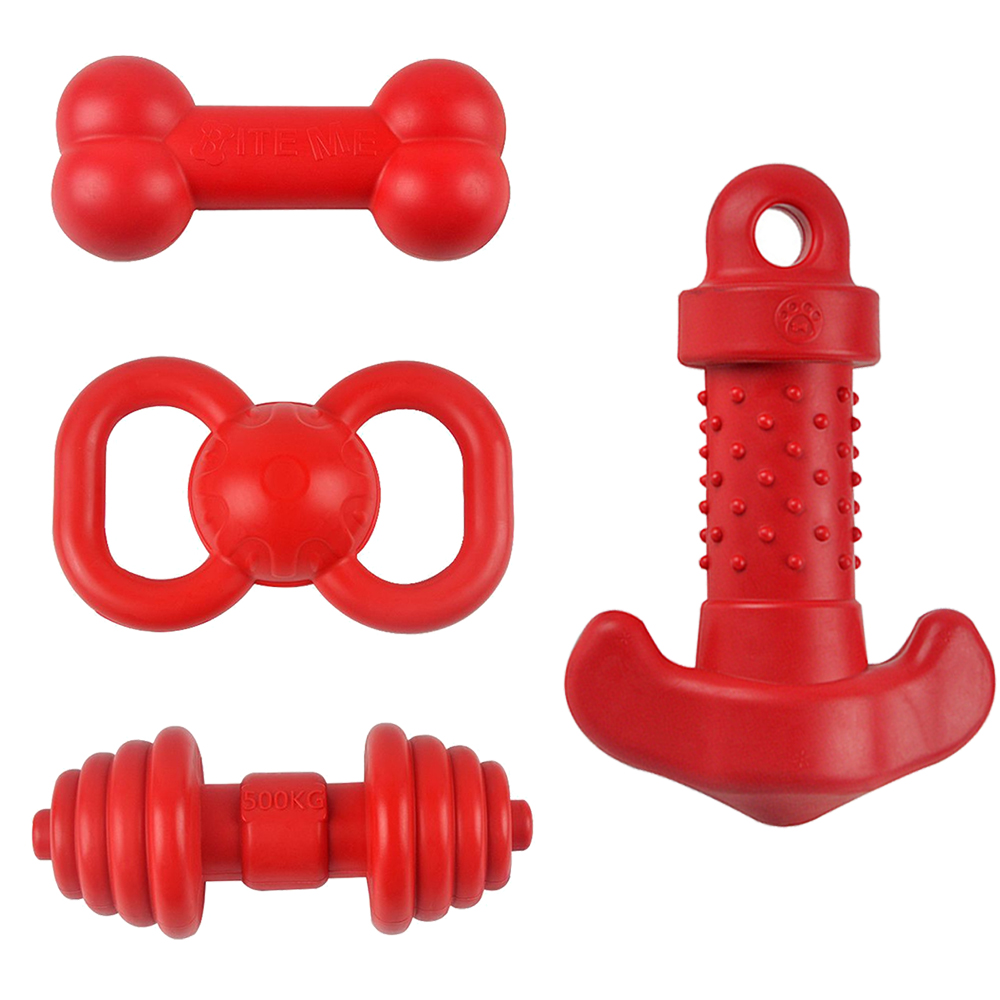 ของเล่นเคี้ยวรูปกระดูก TPR สีแ - Teeth Cleaning Dog Chew Bone บทวิจารณ์และราคา