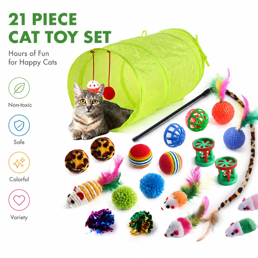 ชุดของเล่นแมวแบบอินเทอร์แอคทีฟ - Catnip Interactive Plush Mouse บทวิจารณ์และราคา