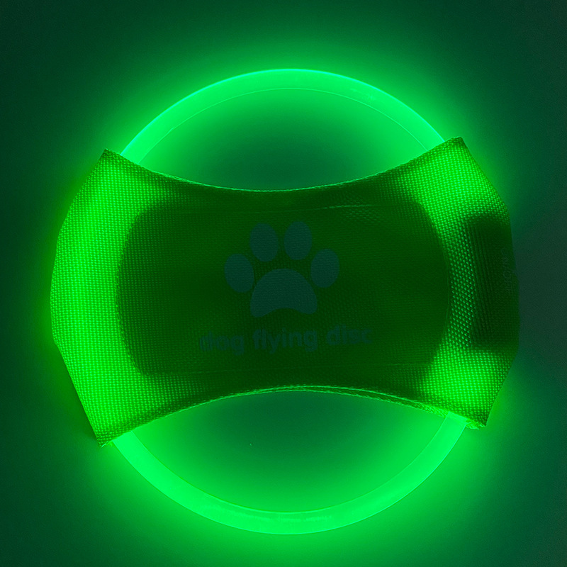 จานร่อนสุนัขแบบมีไฟ LED, ของเล - Flying Disc Dog Training Toy บทวิจารณ์และราคา
