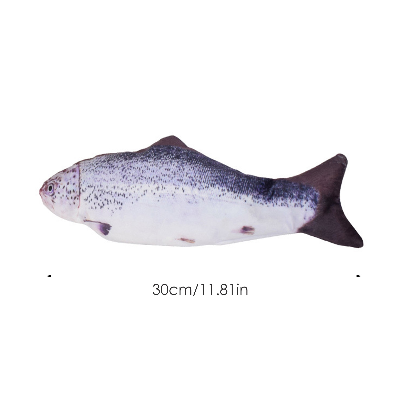 ของเล่นแมวรูปปลา ชาร์จผ่าน USB - Electric Floppy Fish Dog Toy บทวิจารณ์และราคา