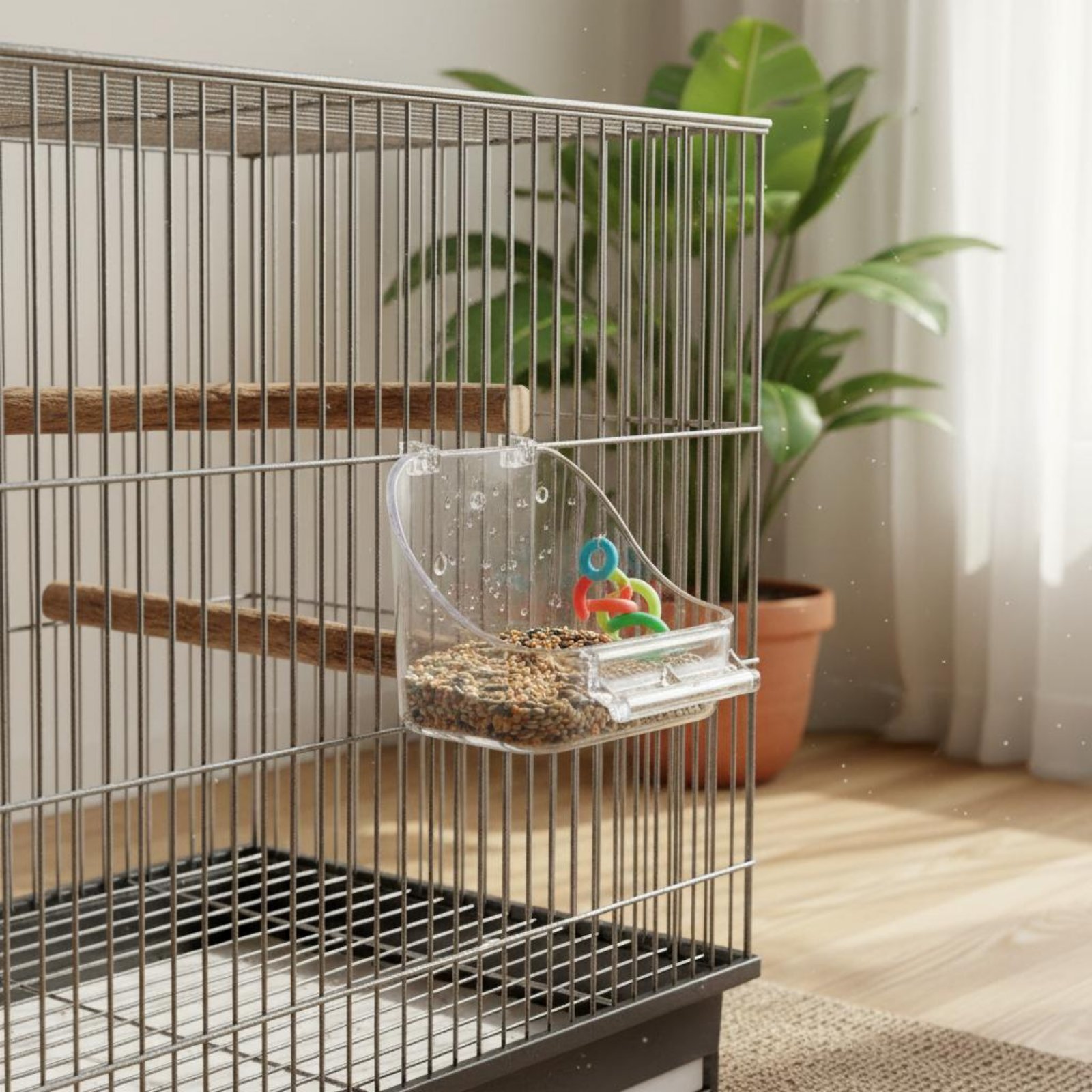 ชามอาหารนกแบบถอดได้ ชามอาหารติ - Pet Feeders บทวิจารณ์และราคา