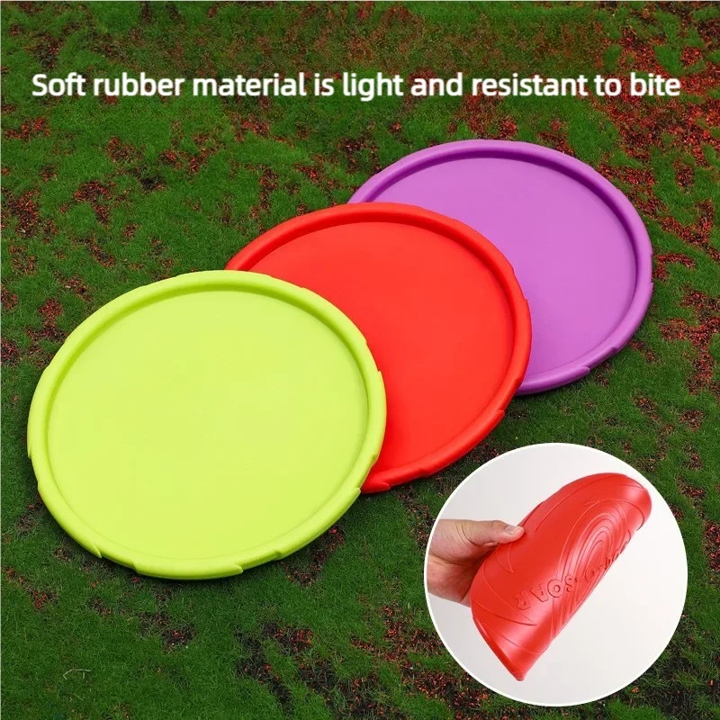 ของเล่นจานบินกันกัดสำหรับสุนัข - Flying Disc Dog Training Toy บทวิจารณ์และราคา