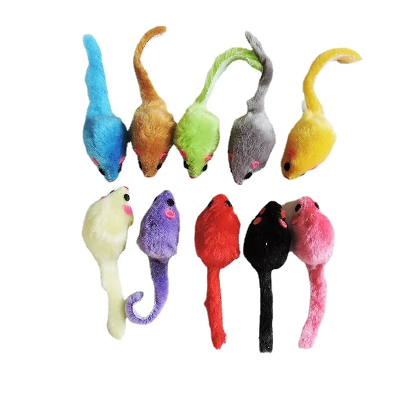 ของเล่นแมวขนปุย 8 ชิ้น ของเล่น - Catnip Interactive Plush Mouse บทวิจารณ์และราคา