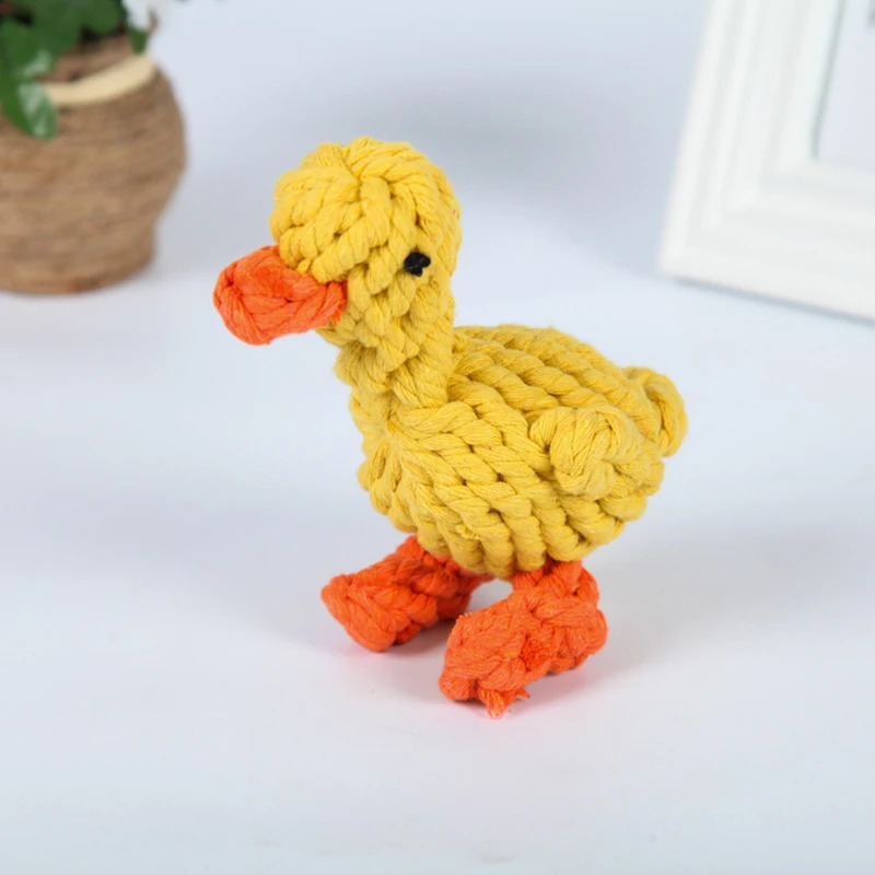 ของเล่นสุนัขเชือกฝ้ายถักทนทาน  - Dog Rope Toy Aggressive Chewers บทวิจารณ์และราคา
