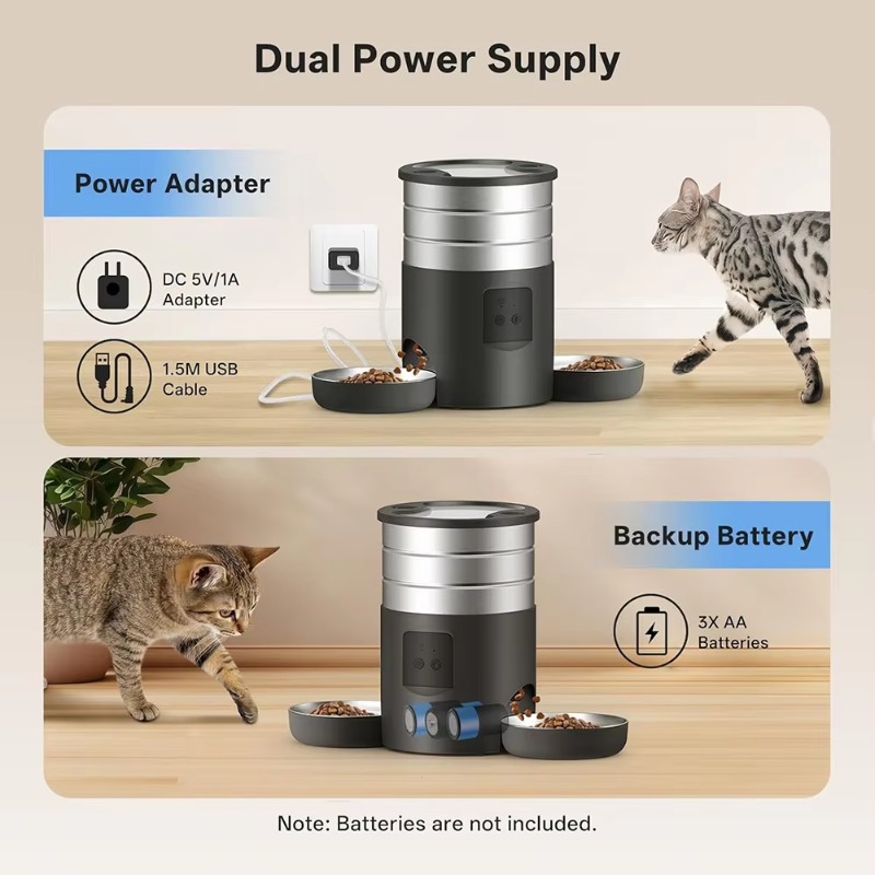 เครื่องให้อาหารสัตว์เลี้ยงอัตโ - Pet Feeders บทวิจารณ์และราคา