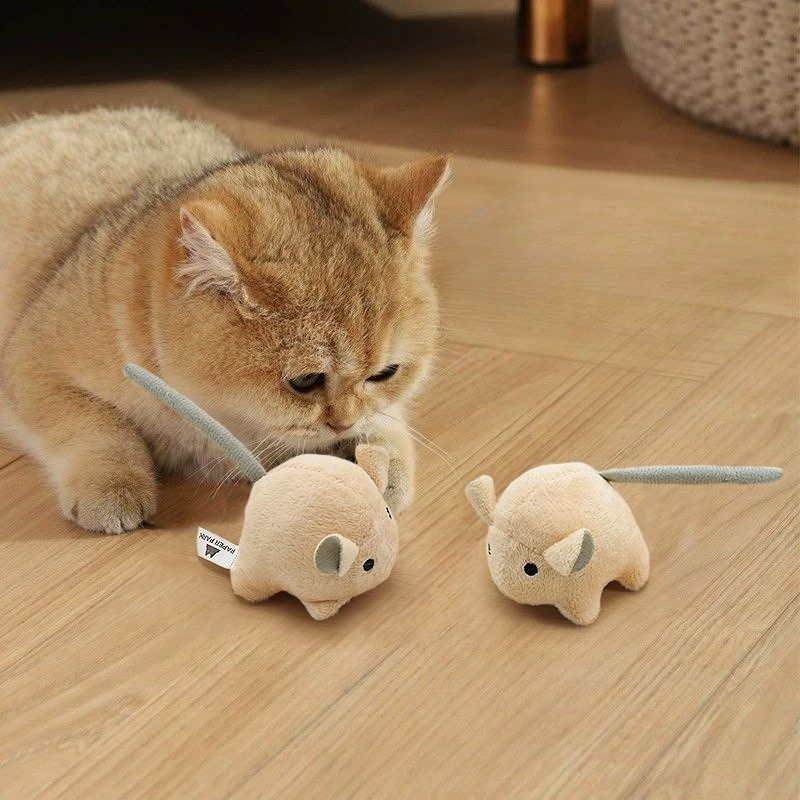 ของเล่นแมวหนูไฟฟ้า แคทนิป ของเ - Catnip Interactive Plush Mouse บทวิจารณ์และราคา
