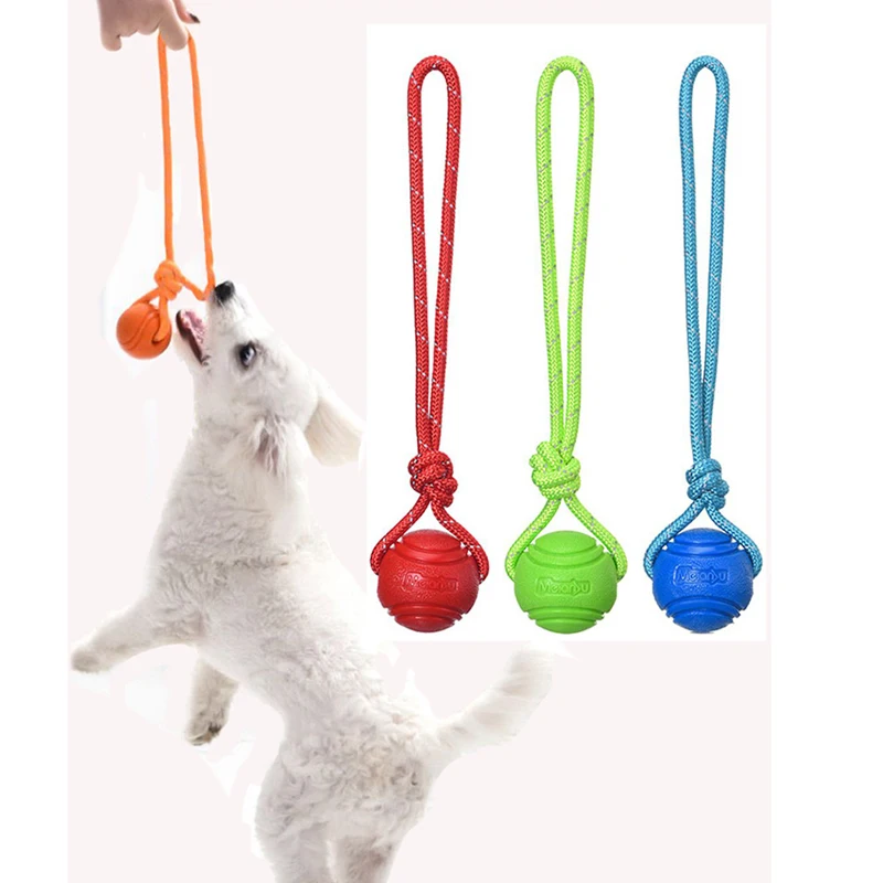 ลูกบอลสำหรับฝึกสุนัขของเล่นแบบ - Suction Cup Dog Tug Toy บทวิจารณ์และราคา