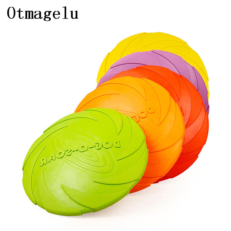ยางสัตว์เลี้ยงสุนัข Flying Dis - Flying Disc Dog Training Toy บทวิจารณ์และราคา
