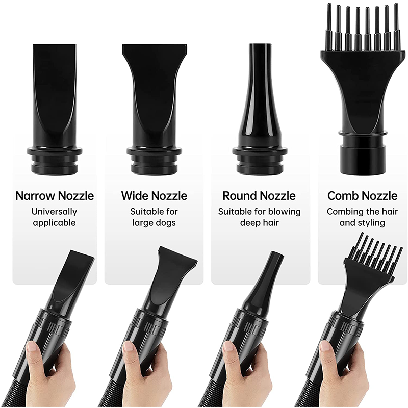 อุปกรณ์เสริมหัวเป่าลม 4 หัวแบบ - Pet Grooming บทวิจารณ์และราคา