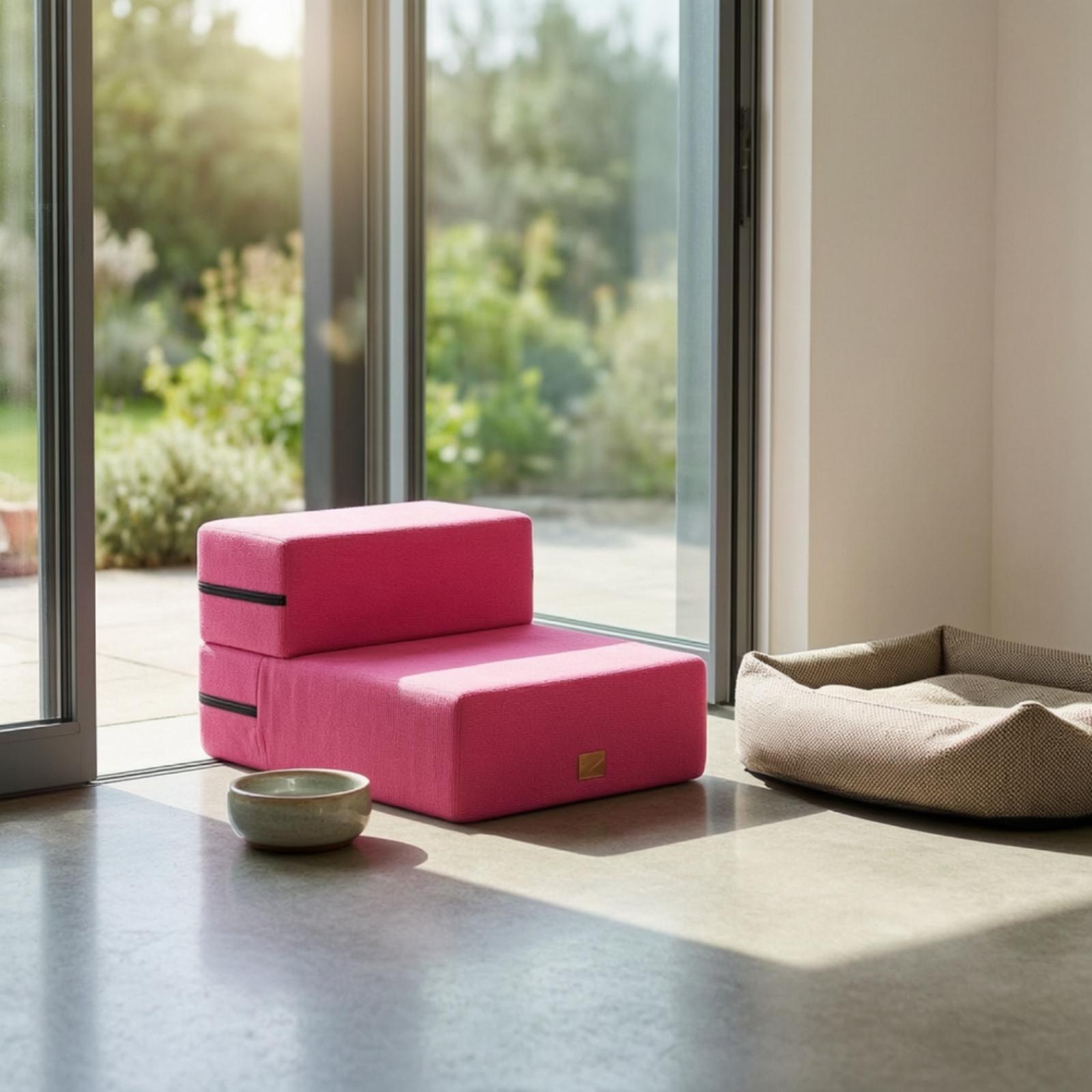 บันไดสำหรับสุนัขพร้อมแผ่นโฟมรอ - Pet Beds บทวิจารณ์และราคา