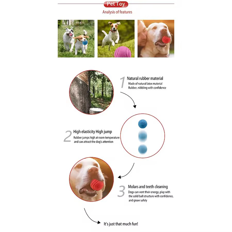 ลูกบอลยางแข็งสำหรับสุนัข ของเล - Indestructible Dog Chew Toy บทวิจารณ์และราคา