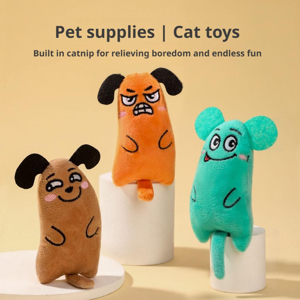 ของเล่นแมวรูปการ์ตูน ตุ๊กตาขนน - Catnip Interactive Plush Mouse บทวิจารณ์และราคา