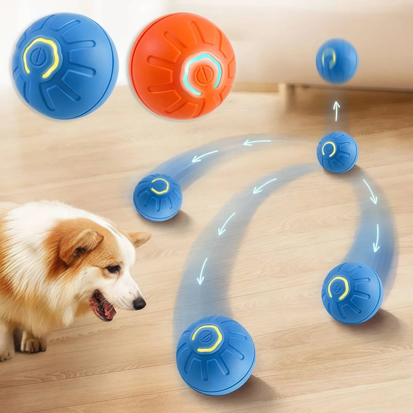 ของเล่นสุนัขอัจฉริยะ ลูกบอลอิเ - Automatic Moving Dog Ball บทวิจารณ์และราคา