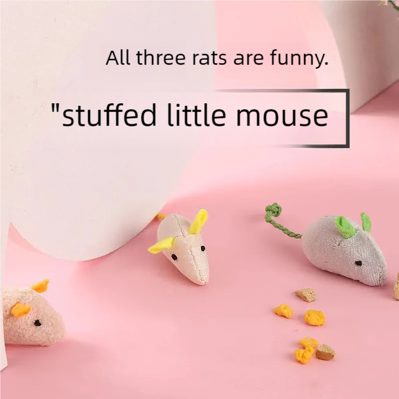Catnip Mice ของเล่นแมวสีฟ้าสีเ - Catnip Interactive Plush Mouse บทวิจารณ์และราคา