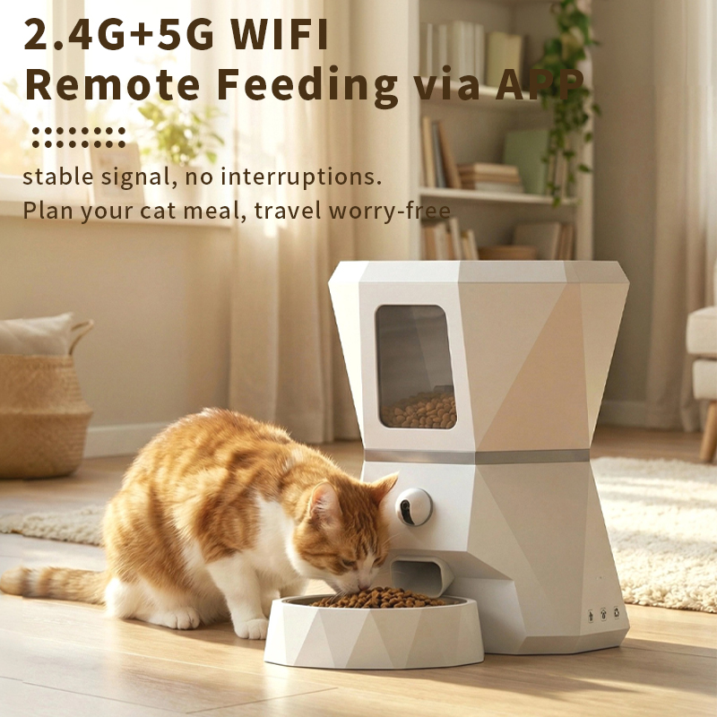 เครื่องให้อาหารแมวอัตโนมัติคุณ - Pet Feeders บทวิจารณ์และราคา