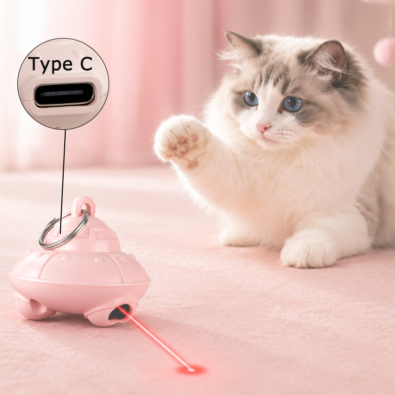 ของเล่นเลเซอร์สำหรับแมวแบบชาร์ - Laser Pointer Cat Toy Automatic บทวิจารณ์และราคา
