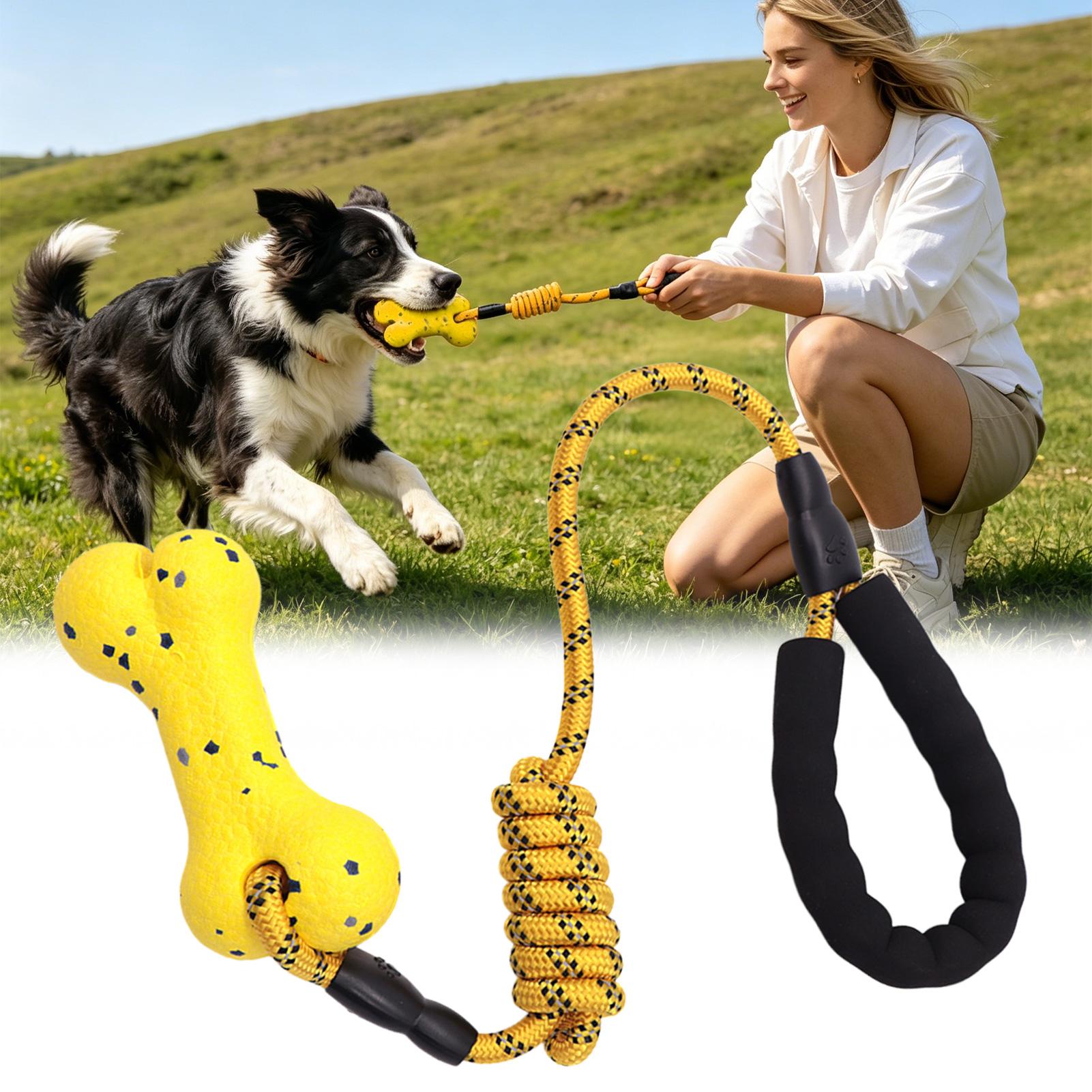 ของเล่นสุนัขแบบดึงเชือก ของเล่ - Dog Rope Toy Aggressive Chewers บทวิจารณ์และราคา