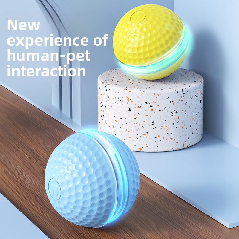 ลูกบอลยางรังผึ้งสำหรับสุนัข ทน - Automatic Moving Dog Ball บทวิจารณ์และราคา