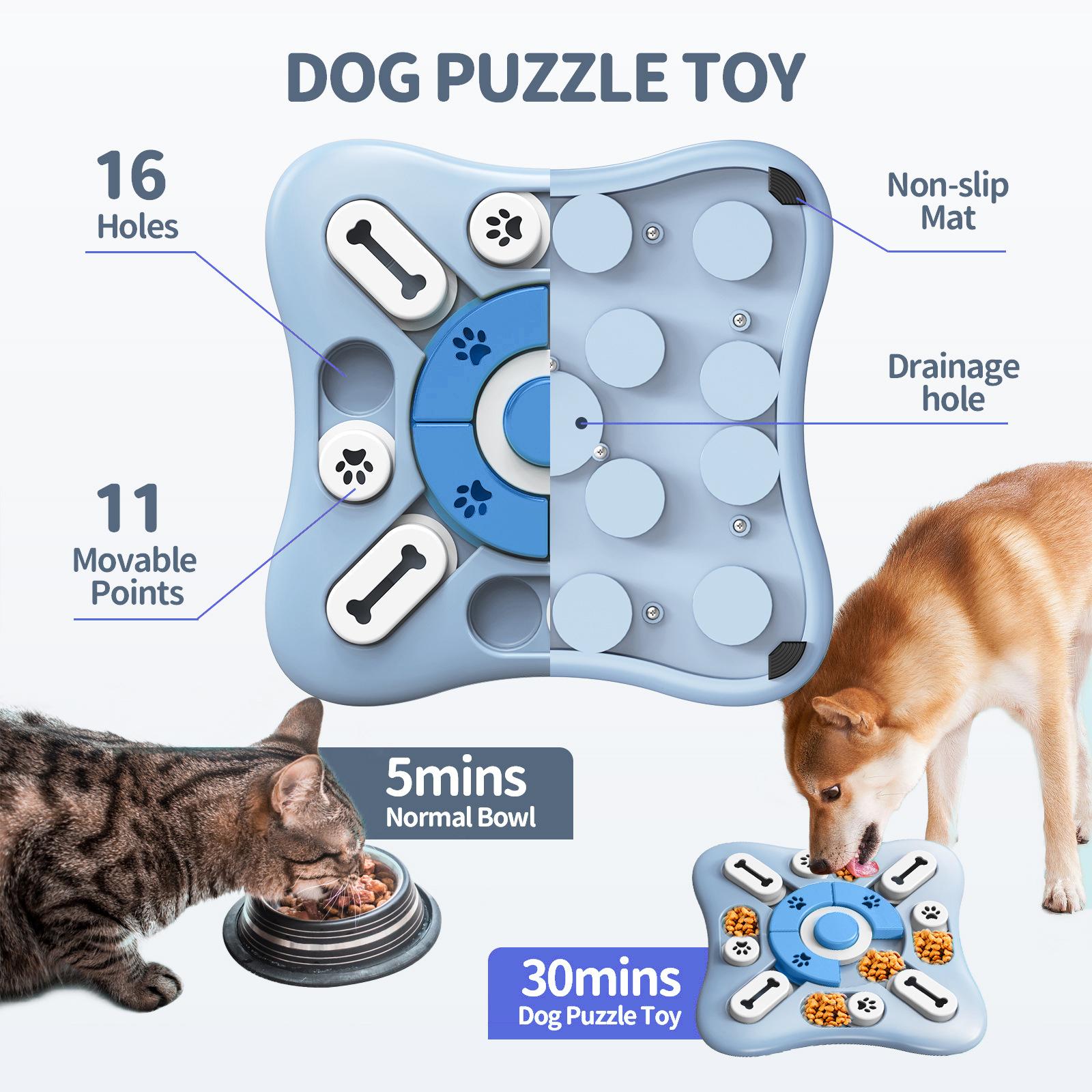 ของเล่นสุนัขช้า Feeder Interac - Dog Puzzle Feeder Toy บทวิจารณ์และราคา