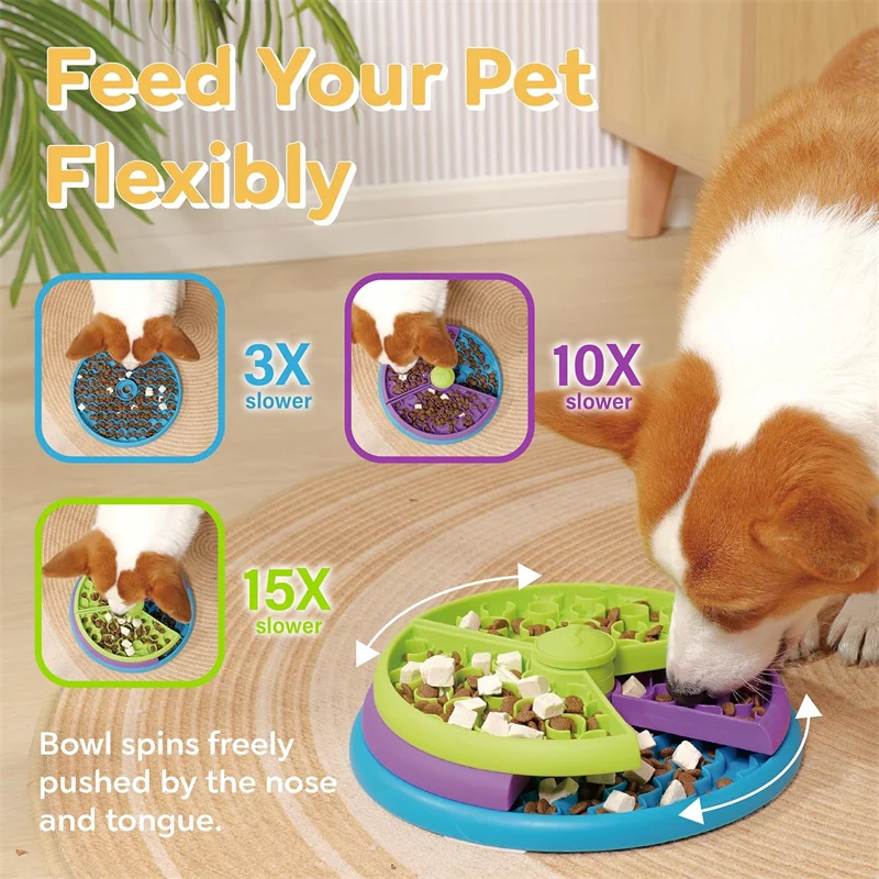 ปริศนาสุนัขช้า Feeder Interact - Dog Puzzle Feeder Toy บทวิจารณ์และราคา